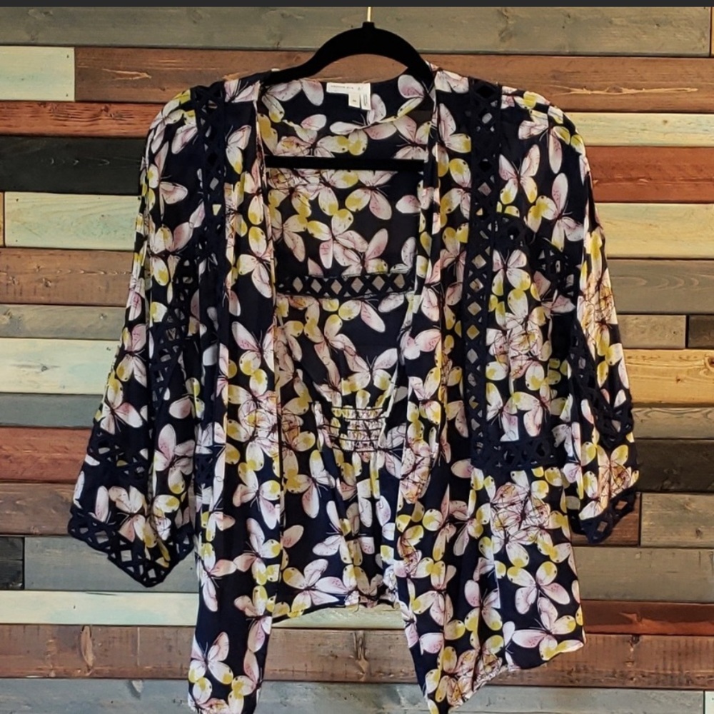Meadow Rue butterfly cardigan